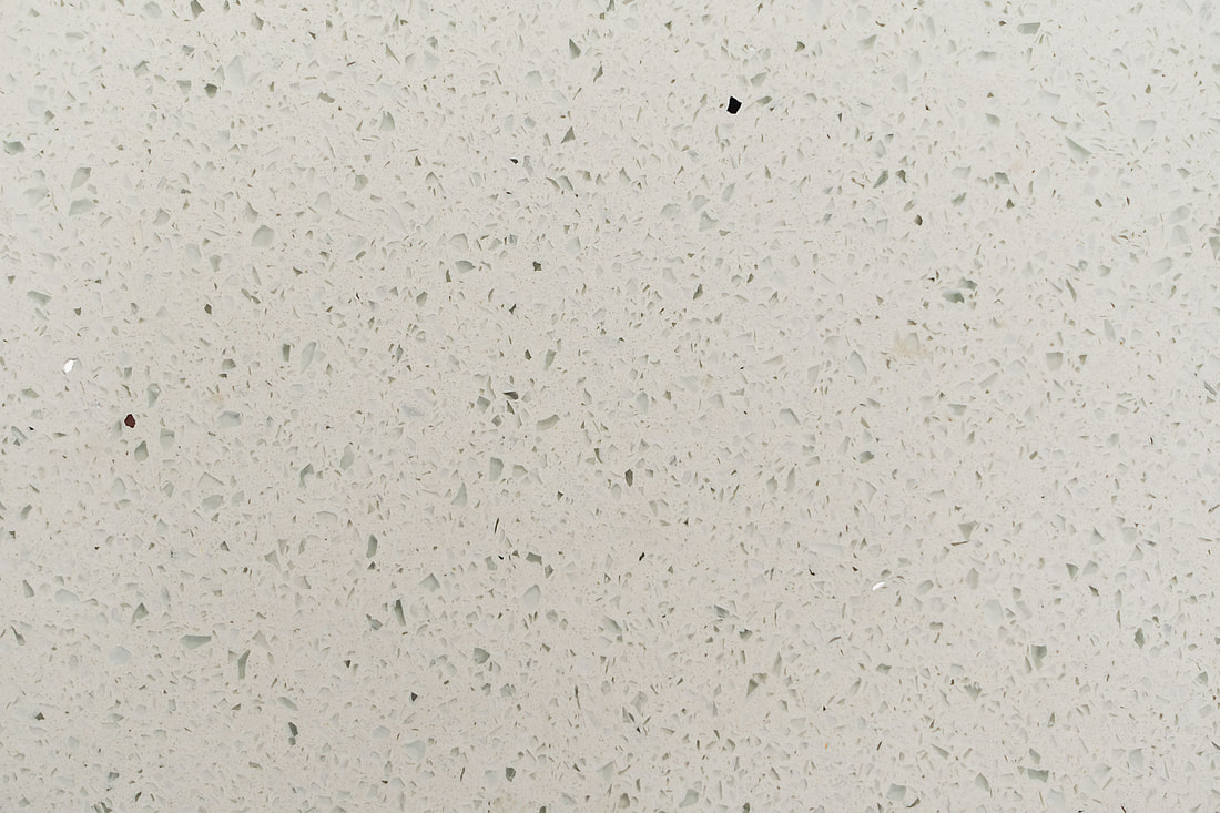 Silver white quartz