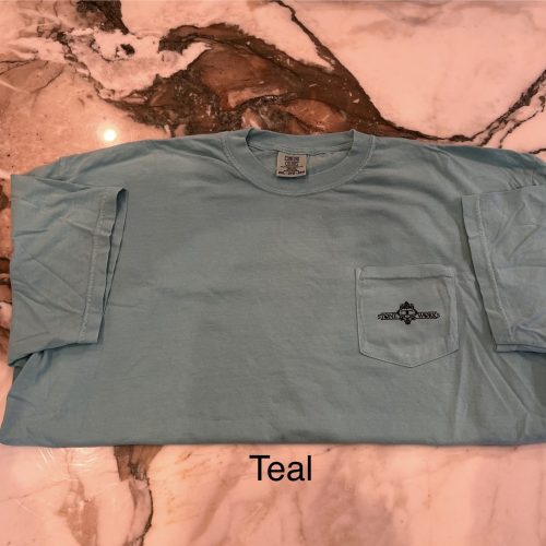 Comfort Colors Teal Pocket Tee