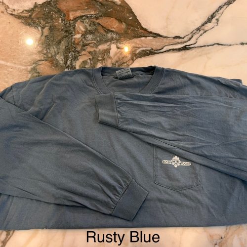 Comfort Colors Rusty Blue Long Sleeve Shirt